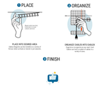 Cablox 4 Pack (1x 8x8 + 3x 2x8)