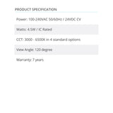 2Pk Radiance LPC 0095 LED Downlight 3000k 5W 320-340lm Dimmable  - Prism One