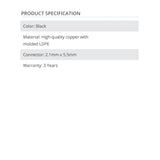 18 AWG DC Power Lead Splitter Cables Y2  - Prism One