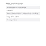 CrystalSlide Classic Nail-On 19mm (0.8 in) x 33mm (1.3 in)  - Prism One