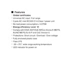 MeanWell GST-18-24 AC/DC Desktop Adaptor Power Supply  - Prism One