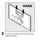 Kaleida M3 TV Wall Mount Quick Install Plate  - Prism One
